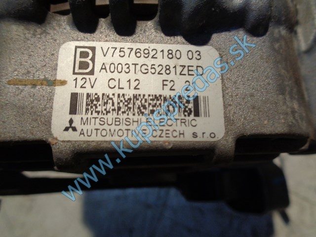 alternátor na citroen c4 1,6i, V75769218003, CL12